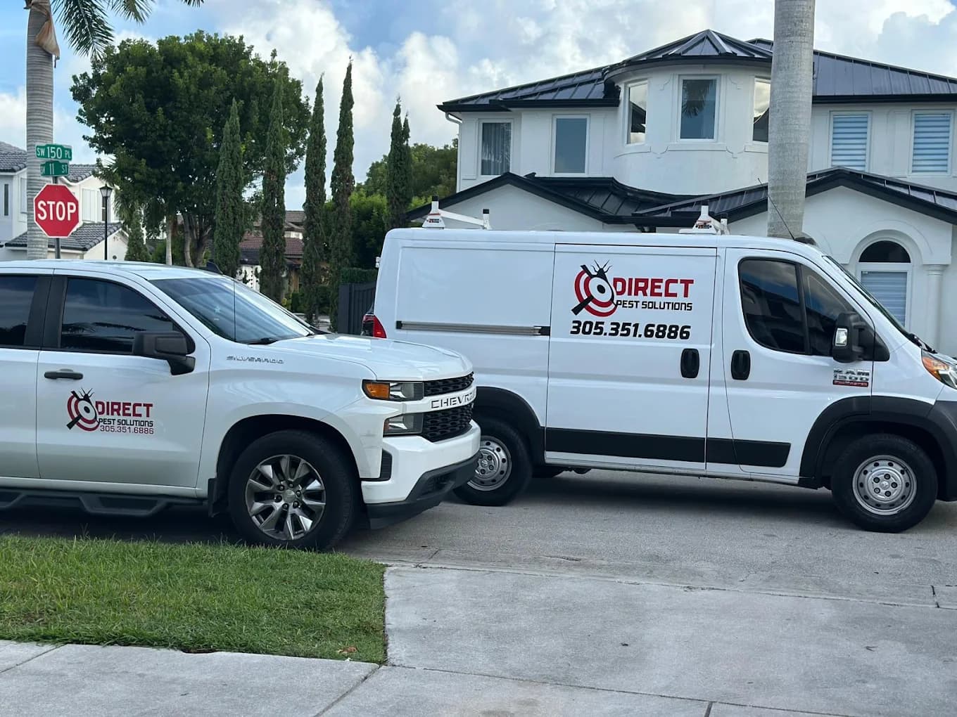 Licensed and certified pest control professionals from Direct Pest Solutions serving Miami-Dade County